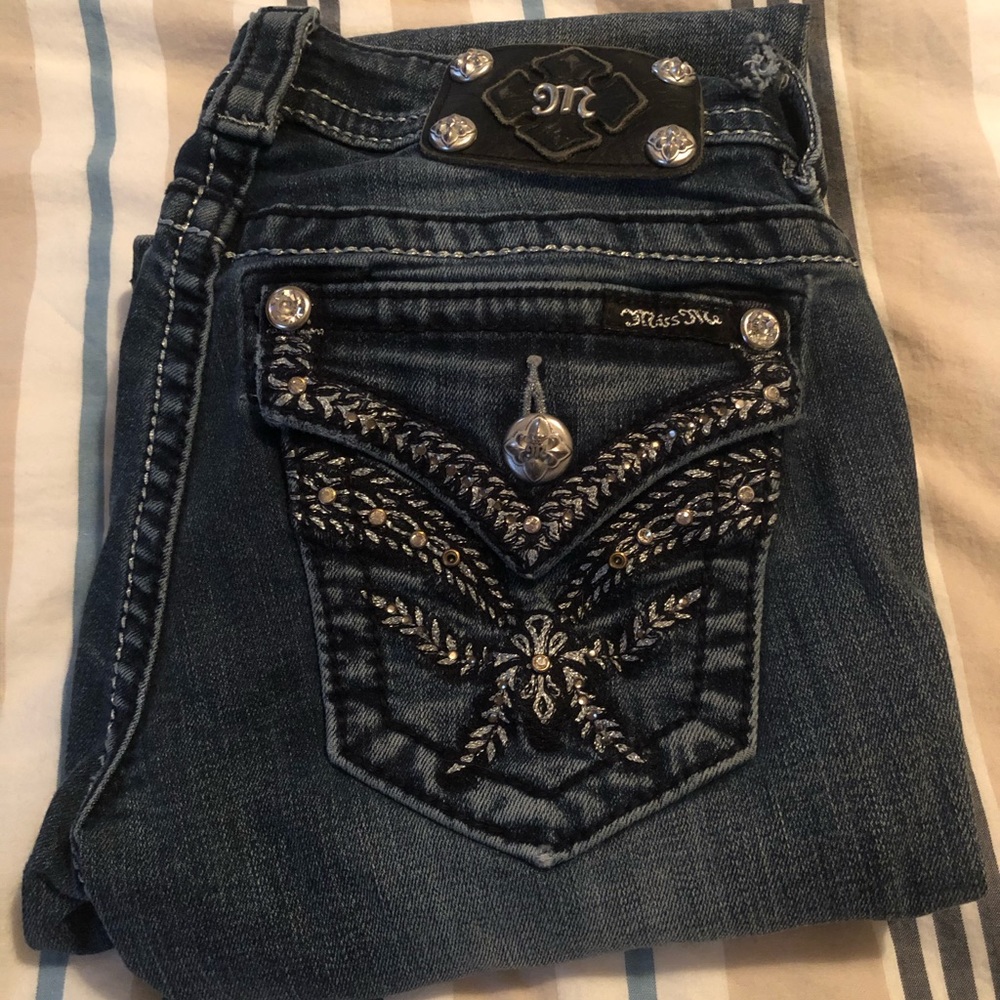 MissMe Bootcut Jeans sz 25